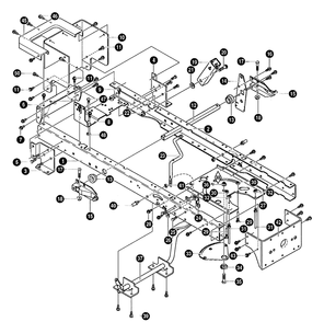 Part Location Diagram of 94033 Murray Bracket-Shift Right Hand